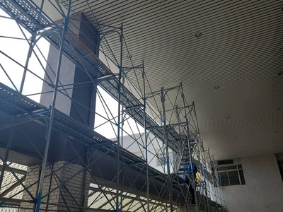 CNS4750鷹架 倉儲整齊堆放實拍