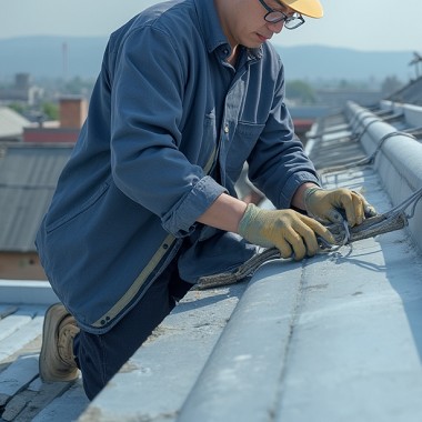 升哥防水業務襄理王鴻昇，大里防水工程專案負責人
